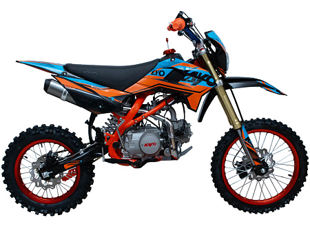 Питбайк KAYO EVOLUTION K125EM 17/14 KRZ (механ. сцепл., эл. стартер 2024 г.)